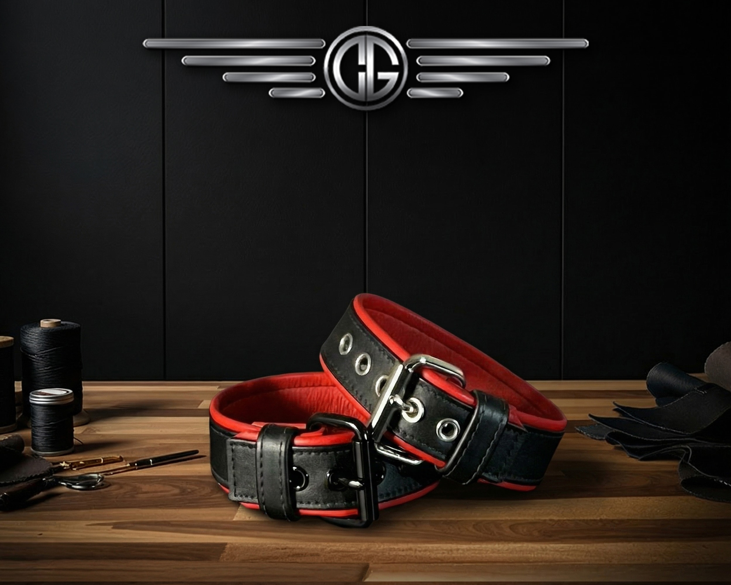 Red Piped Armbands
